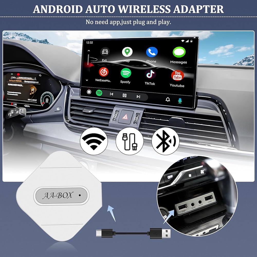 Wireless Android Auto Adapter,Wireless Android Auto Dongle,Android Wireless Android Auto Adapter,Wireless Android Auto Dongle,Android
